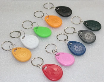 

(1000 pcs/lot) 125khz Writable Keyfobs RFID T5577 Proximity Rewritable Blank Keychains Access Control token Tags