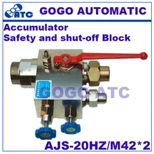 Сочетание высокого качества клапан для аккумулятора управления AJS-20HZ/M42* 2 применения клапана группы для аккумулятора