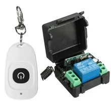 Newest DC 12v 10A Relay 1CH wireless RF Remote Control Switch Transmitter + Receiver