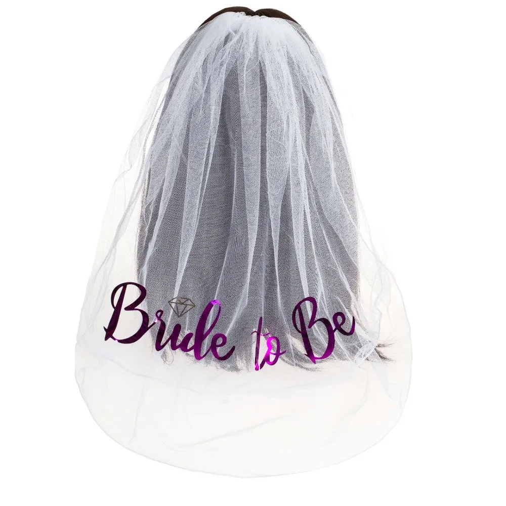 Hen Party Favors Gold Bride To Be Veil Team Bride To Be Bridal Shower Wedding Decoration Party Bride Party Decor HW65 (5)
