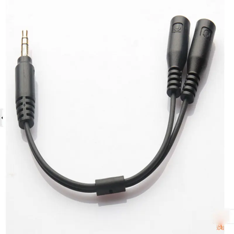 

3.5 Audio Aux Cable Stereo Extension Headphone Splitter Cord Male to 2x Femal