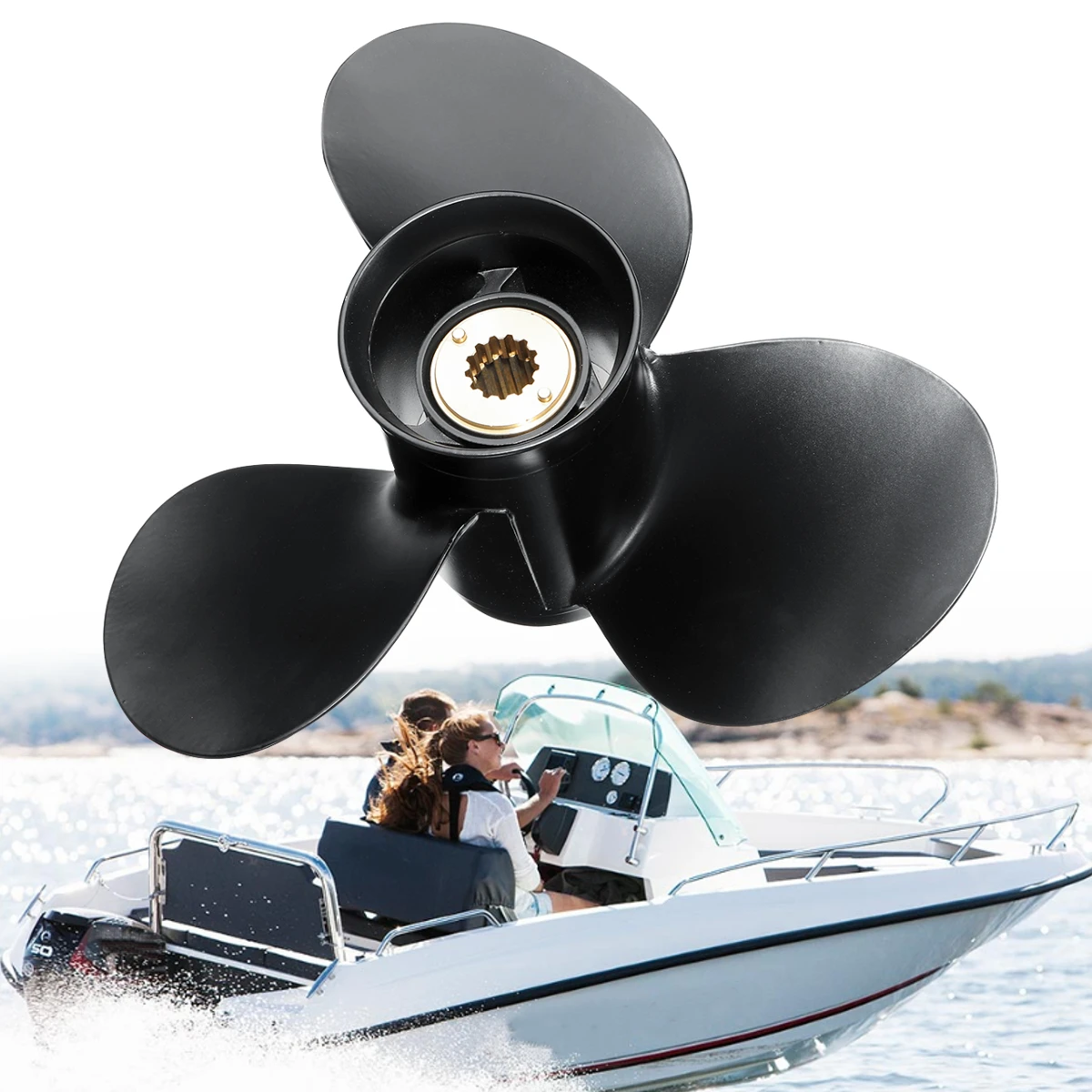 48-73134A40 For Mercury Engine 25-70HP 10 5/8 x 12 Outboard Propeller 3 Blades 13 Tooth Spline 270mm Boat Accessories Aluminum цена 48-73134A40 For Mercury Engine 25-70HP 10 5/8 x 12 Outboard Propeller 3 Blades 13 Tooth Spline 270mm Boat Accessories Aluminum цены онлайн