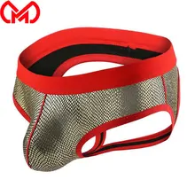 Мужское эротическое нижнее белье, прозрачные трусы с u-образной выпуклой сумкой, дышащие мужские трусы, сексуальное нижнее белье для геев, блестящие трусики, нижнее белье