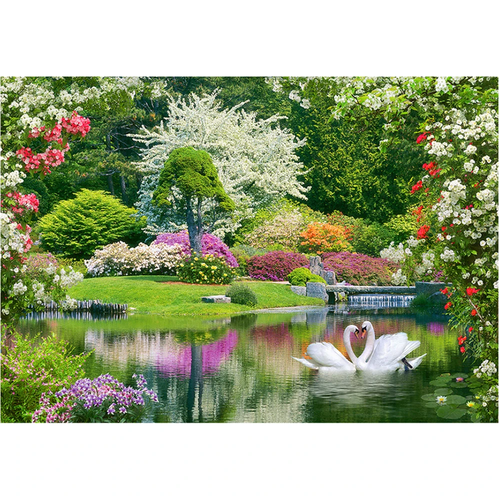 

LI LOYE Diamond embroidery Diamond mosaic swan picture rhinestones 5D diamond painting embroidery cross hobbies and crafts RT646