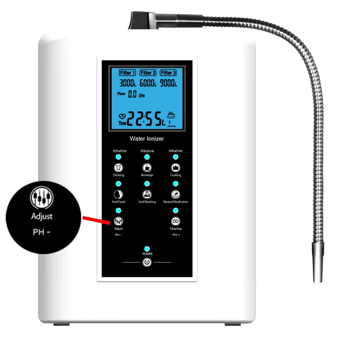 

OH-806-3W portable water purification equipments with 110V power plug