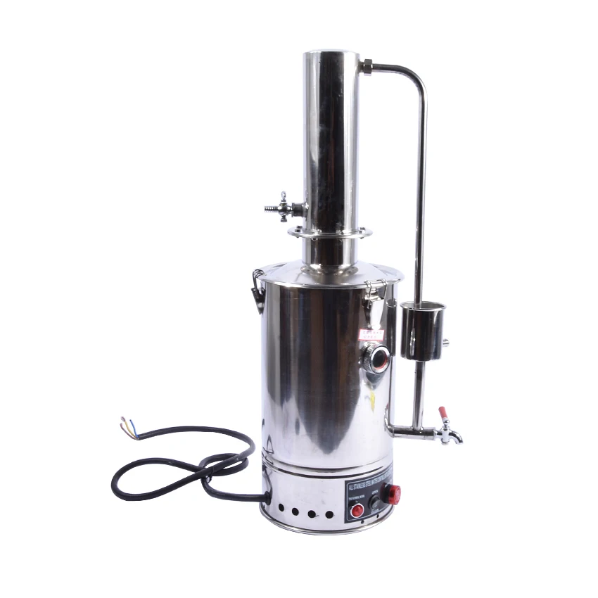 1pc YAZD-5 Electric 5L Water Distiller 304 Distilled Stainless Steel Water Equipment With Auto Shutoff System 220V/110V