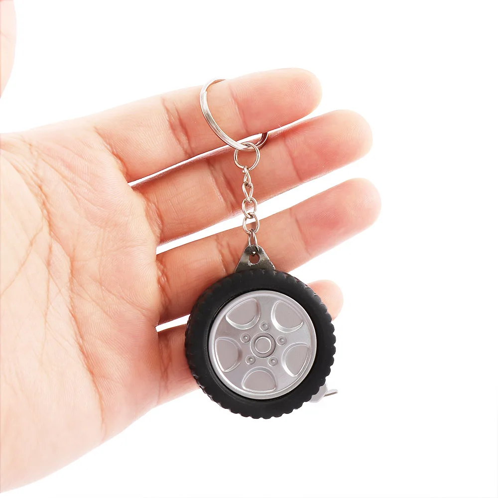 

black Color Keychain Tape Measure 1 Meters Quantity Clothing Size Tape Measure Small Tape Measure Keychain music note keychain