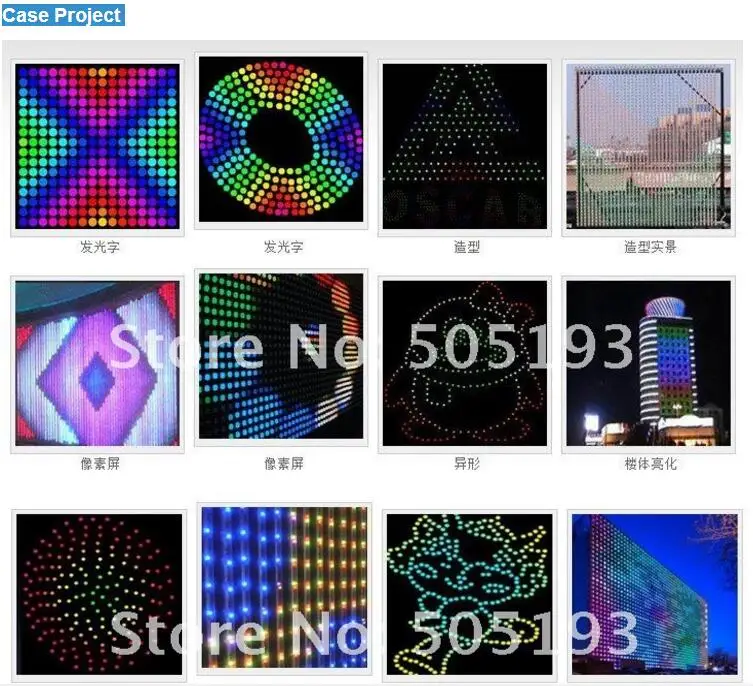Светодиодная лента с максимальным контролем 2048 пикселей для LPD6803 WS2811 WS2812b WS2813 SK6812
