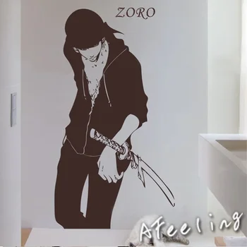 

ZORO ONE PIECE Wall Decal Vinyl Wall Stickers Decal Decor Home Decorative Decoration Anime ONE PIECE Car Sticker