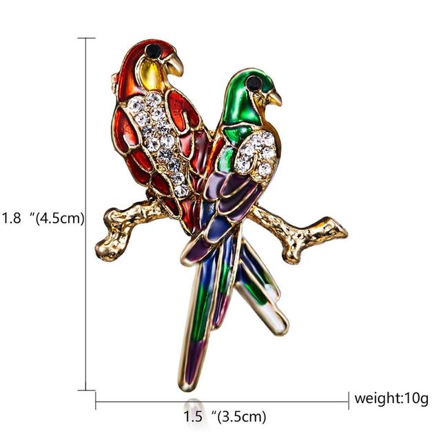 Purple Enamel Butterfly Dragonfly Bird Brooches For Men Women Metal Rhinestone Insects Banquet Wedding Pins Kids Gifts Hot