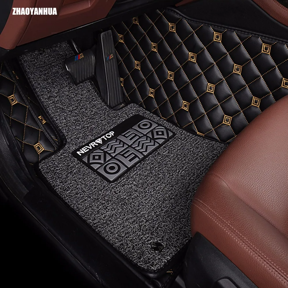 ZHAOYANHUA Car floor mats for BMW 3/4/6/7 Series GT M3 X1 X3 X4 X5 X6
