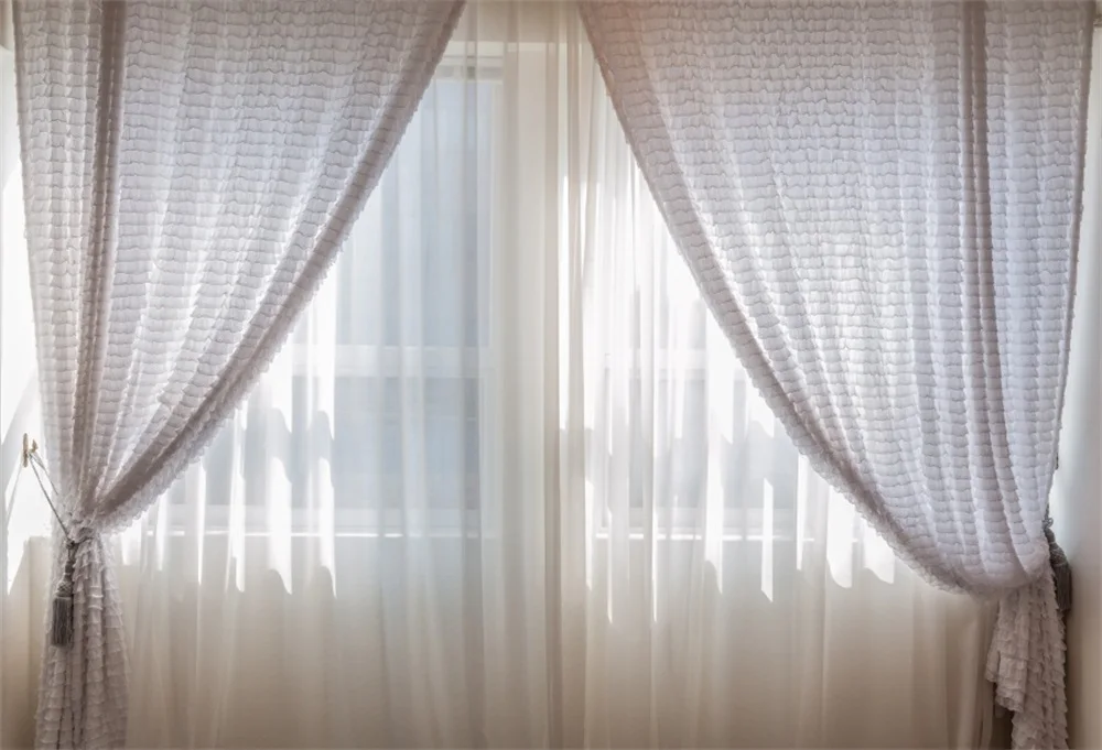 

Laeacco Window Curtain Room Home Decor Interior Photography Backgrounds Customized Photographic Backdrops For Photo Studio