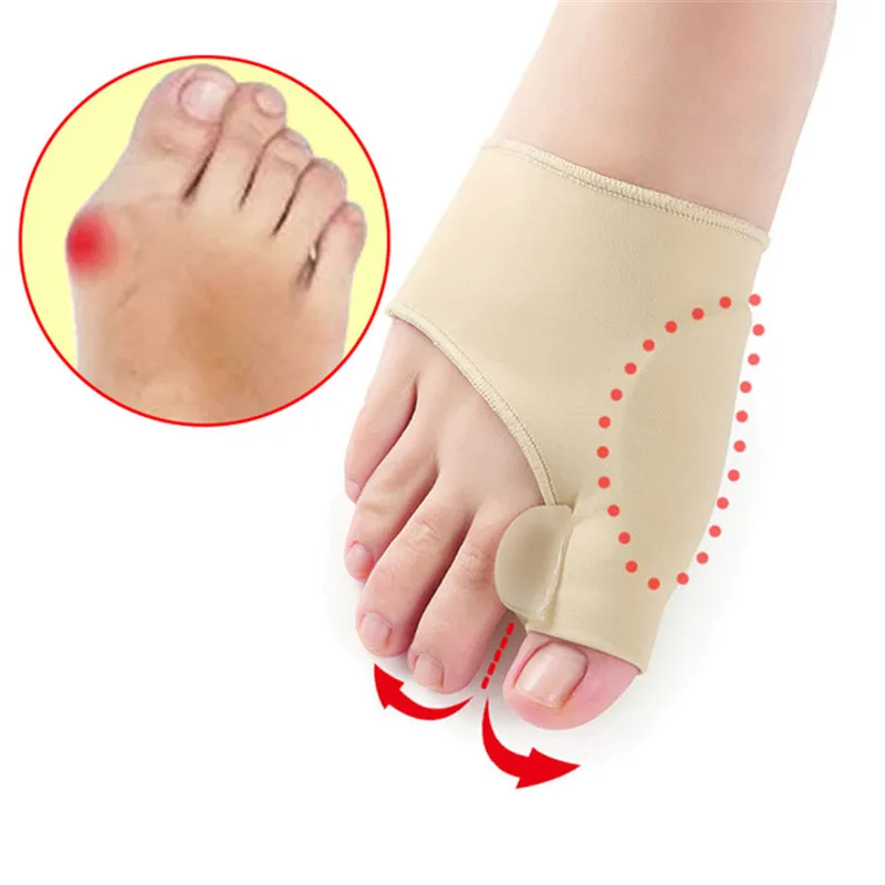 

Dropship Toe Separator Hallux Valgus Bunion Corrector Orthotics Feet Bone Thumb Adjuster Correction Pedicure Sock Straightener