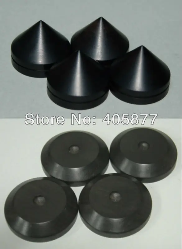 12 pcs Ebony wood spike N 12 pcs base DIY vibration isolation cone disc