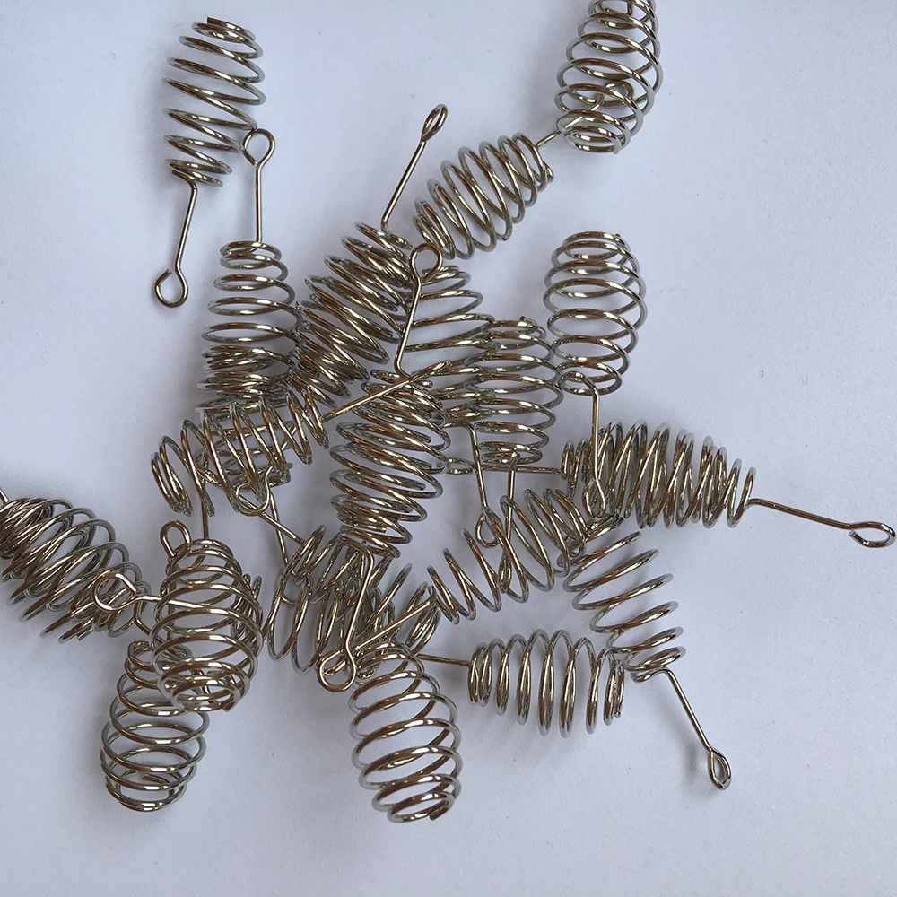 

25pcs Round explosion hook fishing spring Fixed Lock accessories bait accessories group 1.5g 4cm*1.5cm free shipping