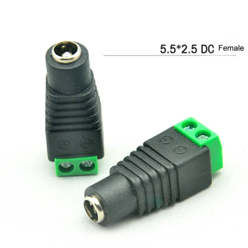 Dc Plug Connector 5.5*2.5 Female Solderless DC Connector ...