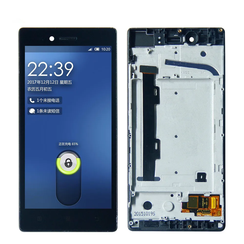 

For Lenovo VIBE SHOT Z90a40 Z90-7 Z90-3 Z90 LCD Display Digitizer Touch Screen Sensor Assembly with Frame Free Tools
