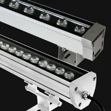 1 м светодиодный стены шайба 12 Вт, 15 Вт, 18 Вт, 24 Вт, DMX512 110 V 220 V RGB светодиодный свет потока IP65 наружное освещение сада здания мост, пейзаж