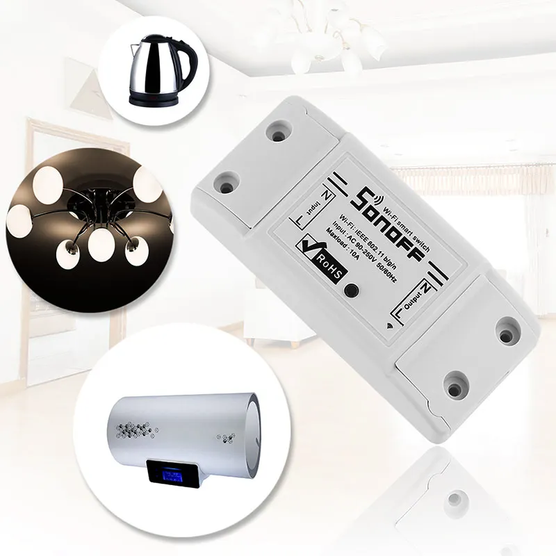  Itead Sonoff Smart Remote Control Wifi Switch Diy Timer Wireless SwitchSonoff S20 EU Smart WiFi Soc - 32760053192