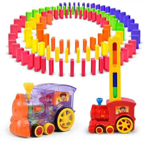 domino train toy set
