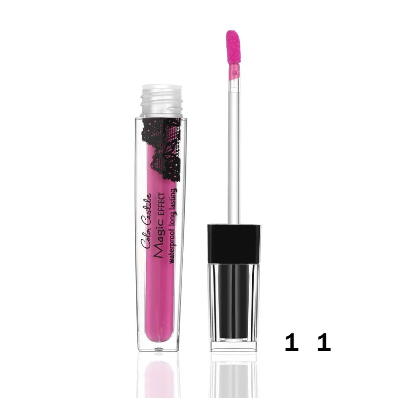 

COLOR CASTLE Red Lip Waterproof Liquid Lip Stick Velvet Matte Long Lasting Lip Gloss Sexy Color Cosmetics For Women Girl