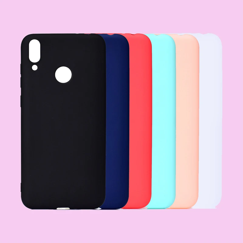 

Fashion New Candy Macaron Colors Soft TPU Case Mobile Phone Bags Silicone Back Cover Shell Coque Fundas Capa for HUAWEI Honor 8C