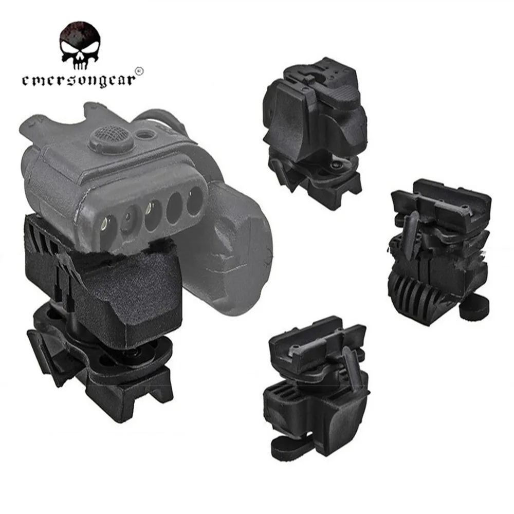 Emerson-HL1-A-Helmet-Light-Mount-For-FAST-Helmet-Dark-Earth-BK-Tactical-Sliding-Helmet-Mount
