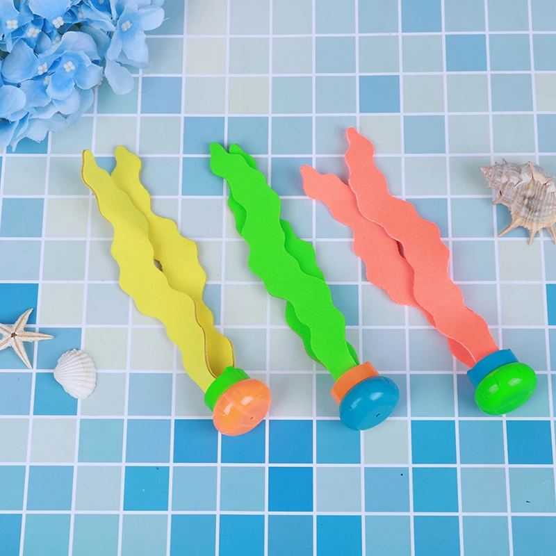 3 шт. морские водоросли Дайвинг игрушка водные игры бассейн игры ребенок подводный дайвинг морские водоросли игрушка Спорт родитель-ребенок подарки для детей летние игрушки