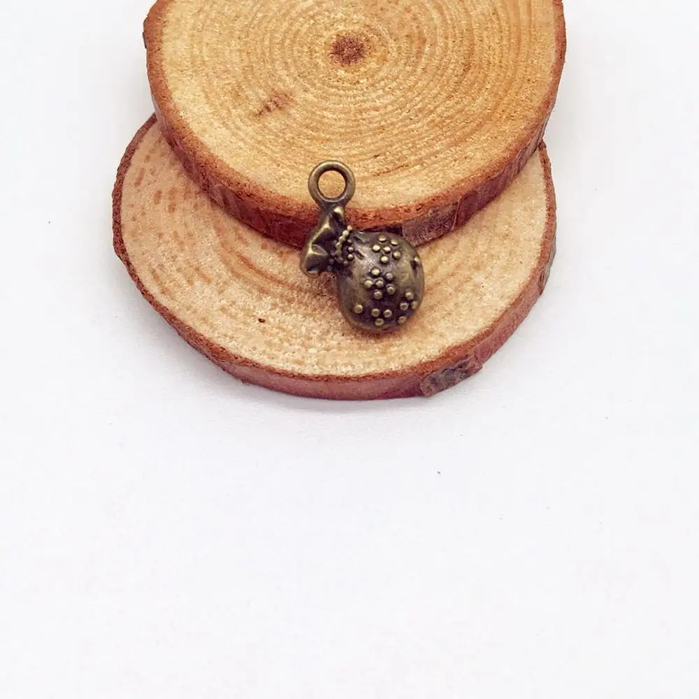 

Vintage 15 pcs flower bag charms flower bag Pendants fit DIY handmade necklace earring bracelet charms Jewelry Making