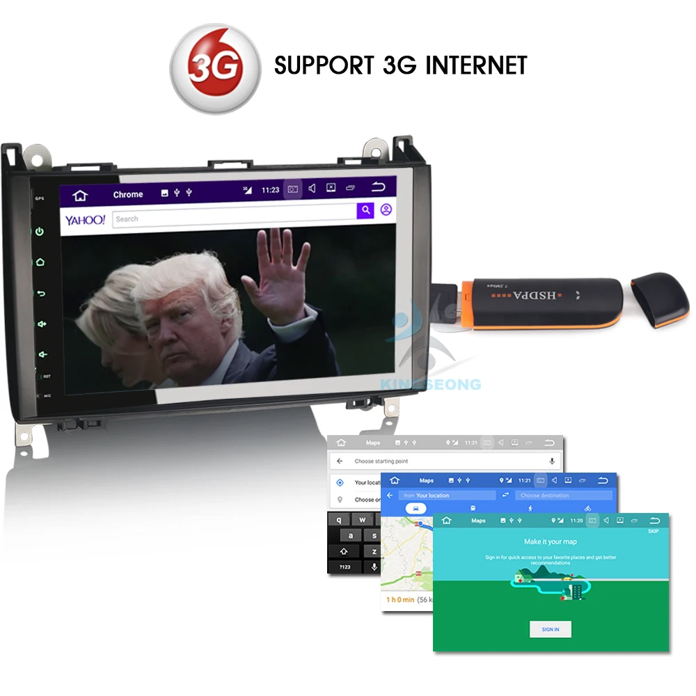 Android 7.1 автомобиль GPS навигации Авторадио dab + 3G WI FI OBD RDS для Mercedes Benz класс W169 B Класс