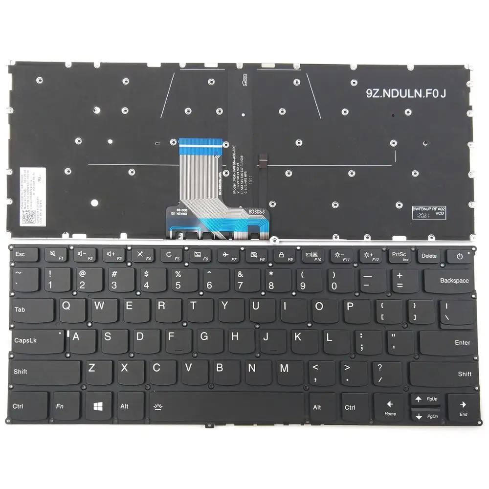 

New For Lenovo V720-14 7000-13 IdeaPad 320S-13IKB 720S-13ARR 720S-13IKB 720S-14IKB Laptop Keyboard US Black With Backlit