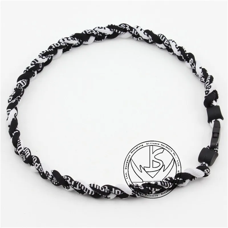 distribute the popular fashion sport titanium necklace, the nylon rope twister necklacefashion