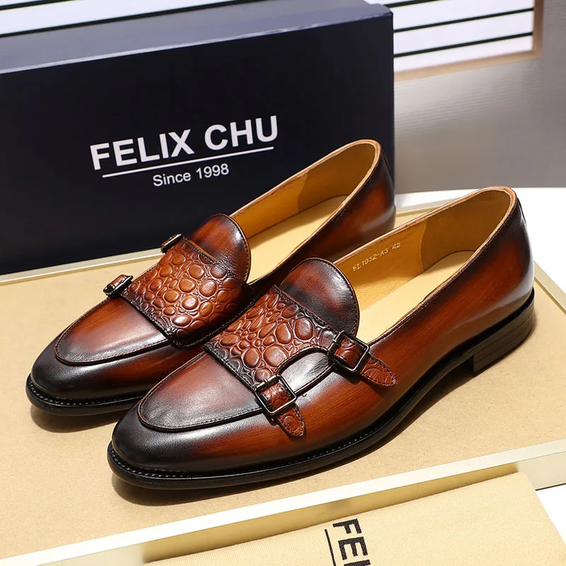 Felix chu verão outono mocassins masculinos de