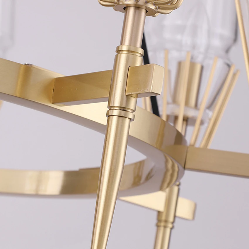 Lustre Скандинавская люстра Morden осветительная арматура роскошная стеклянная