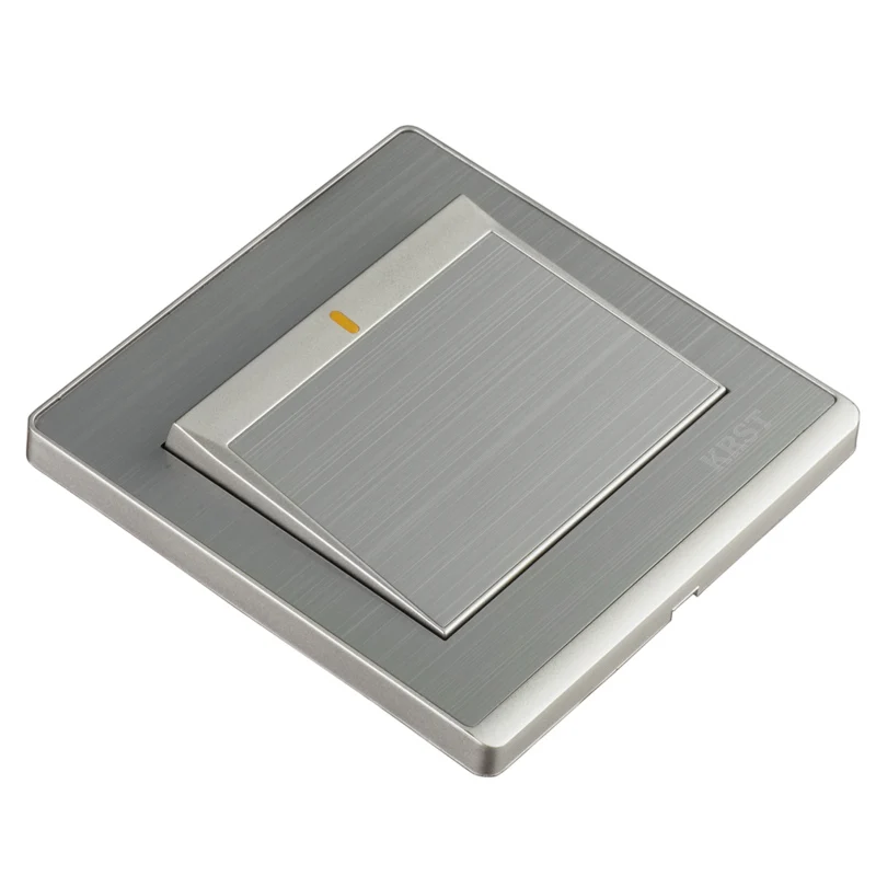 

Household 86 - Type Wall Switch Stainless Steel Brushed Champagne Phnom Penh Opened A Double Control PC 250V 10A