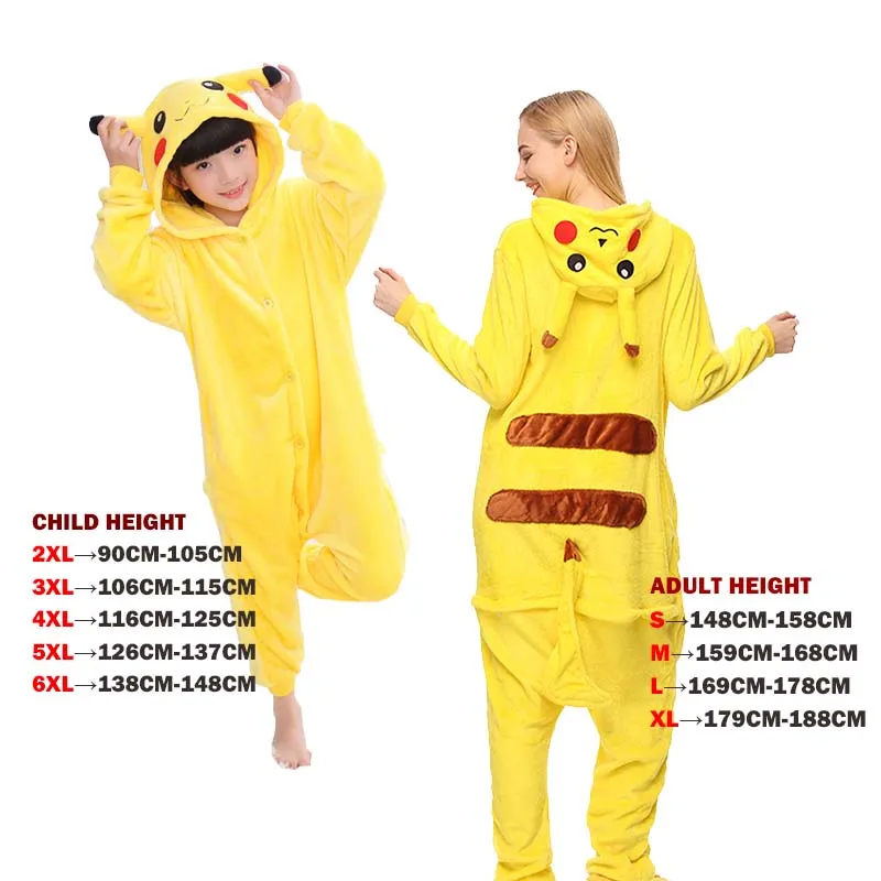 Лидер продаж, осенне-зимние пижамные комплекты с единорогом, Стич панда, фланелевые Мультяшные пижамы для взрослых женщин и мужчин - Цвет: 0494 0588 Yellow