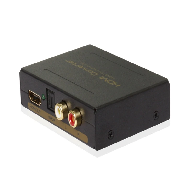 

HDMI to HDMI converter AGPtek 1080P HDMI To HDMI + Optical SPDIF + RCA L/R Audio Extractor Converter S30