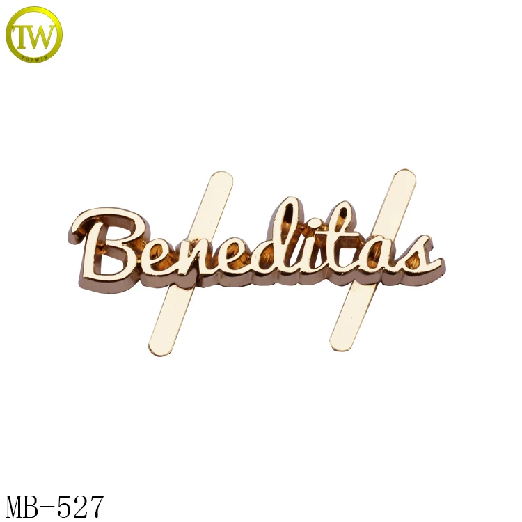 MB527 изготовленный на заказ маленький логотип бирка метка металлическая одежда логотипы металлические ярлыки с надписью