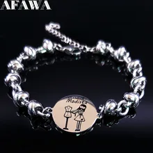 Modista браслет из нержавеющей стали женский цвет серебра талисман браслеты ювелирные изделия pulseras de acero inoxidable para mujer B18107