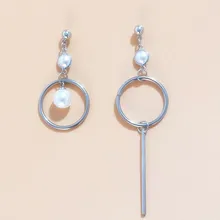 KPOP ДНК корейский V Винтаж Серебряный Длинные серьги с жемчугом для мужчин Brincos модные украшения Bangtan обувь для мальчиков альбом серьги гвоздики д