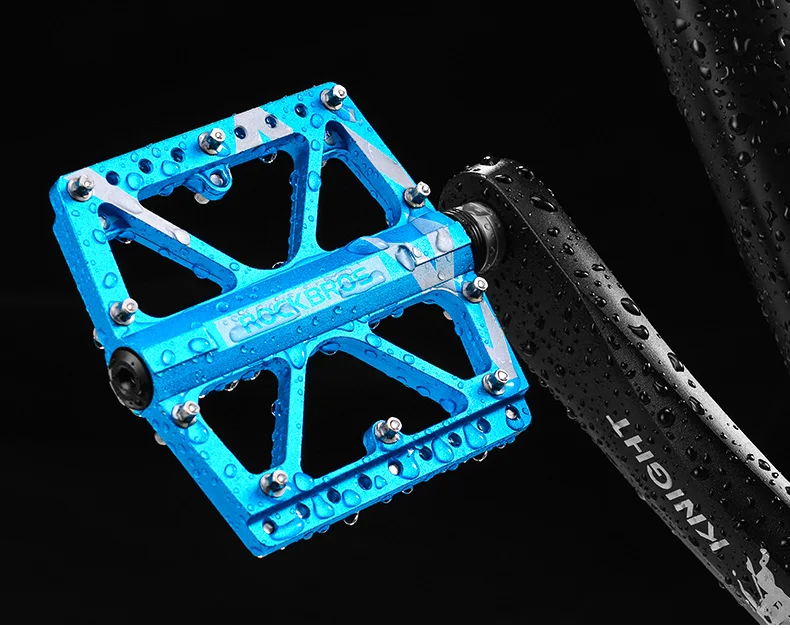 ROCKBROS Cycling 4 Bearings Bicycle Pedal  Anti-slip Ultralight CNC MTB Bike Pedal Sealed Bearing Pedals Bicycle Accessories