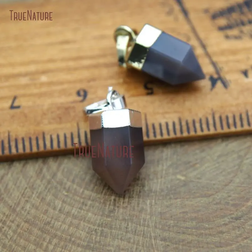 20180105-PM9803- Faceted Hexagonal Prisms Pendant Botswana Agate Pendant_4