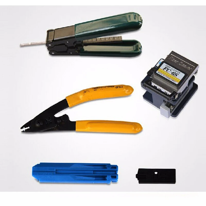10 in 1 FTTH fiber optic tool kit with FC-6S Fiber