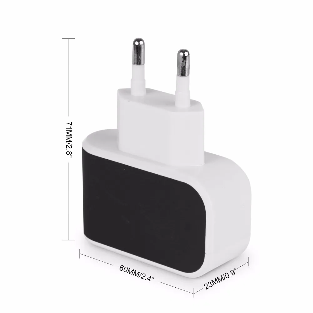 Powstro 3 USB-порты и разъемы Micro USB зарядное устройство зарядное устройство HUB EU US Plug для Samsung Для xiaomi Зарядное устройство для Iphone и всего смартфона