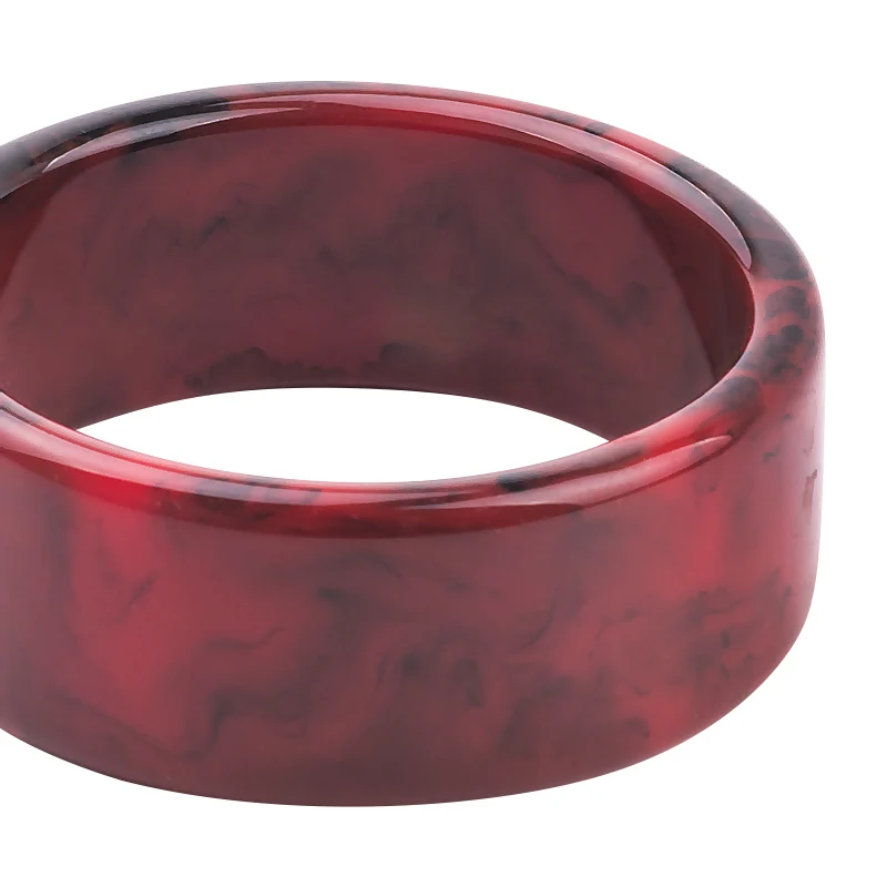 Classic Resin Cuff Fashion Bracelets Bangles for Women Red Acrylic Balck Spot Bracelets Female Wedding Gifts Charm New Jewelry (5)