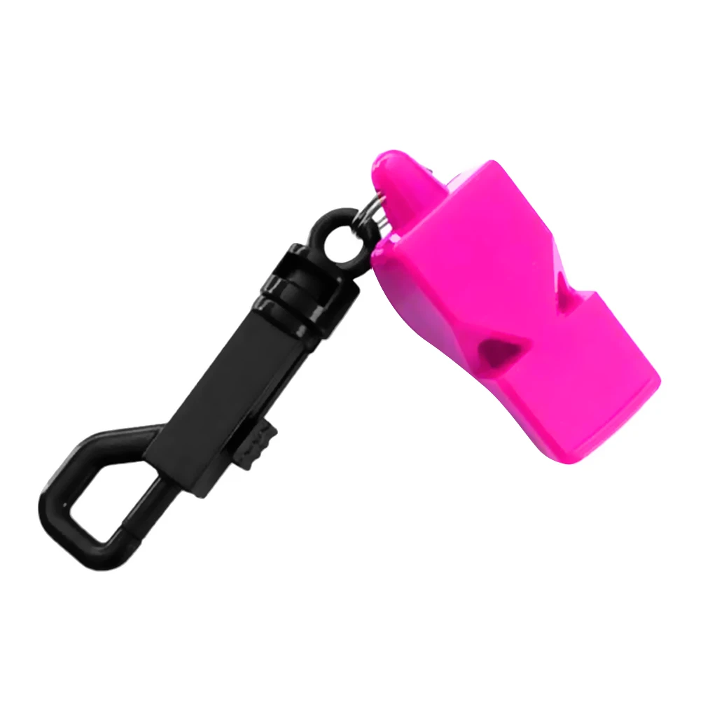 Safety Whistle with Snap Clip for Boating Kayaking Camping Hiking Hunting Scuba and Diving Emergency Survival Rescue Signaling