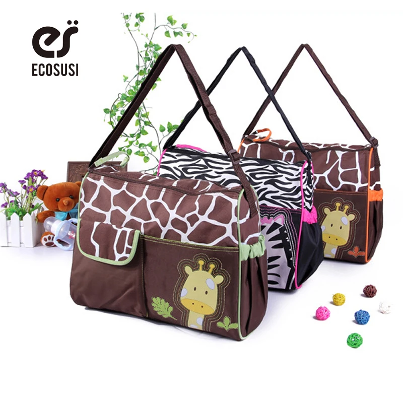 

ECOSUSI Diaper Bags Fashion Baby Bag Large Capacity Nappy Bag Durable Nappy Changing Tote Fashion Tote For Mom Mummy Shoulder
