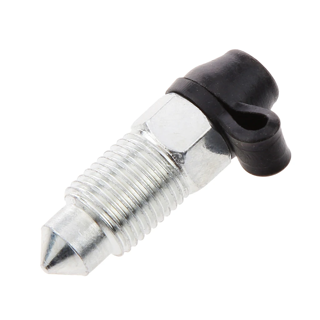 1 Piece M10 X 1mm Motorcycle Motor Accessory Brake Caliper Stainless Steel Bleed Nipple Screw Pan Head