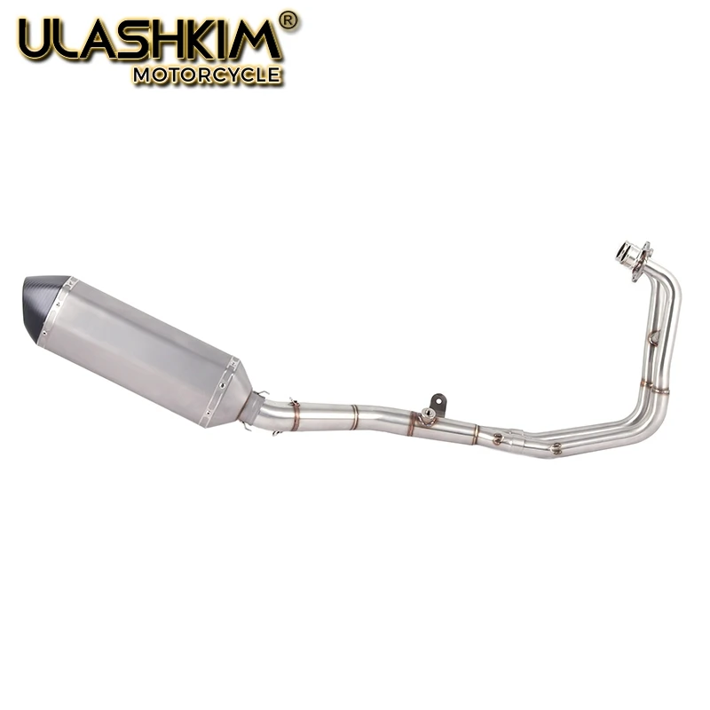 

YZF R25 R3 MT-03 MT03 Motorcycle Full Exhaust System Mid Link Pipe Muffler Slip On For Yamaha R25 R3 MT03 2014-2017