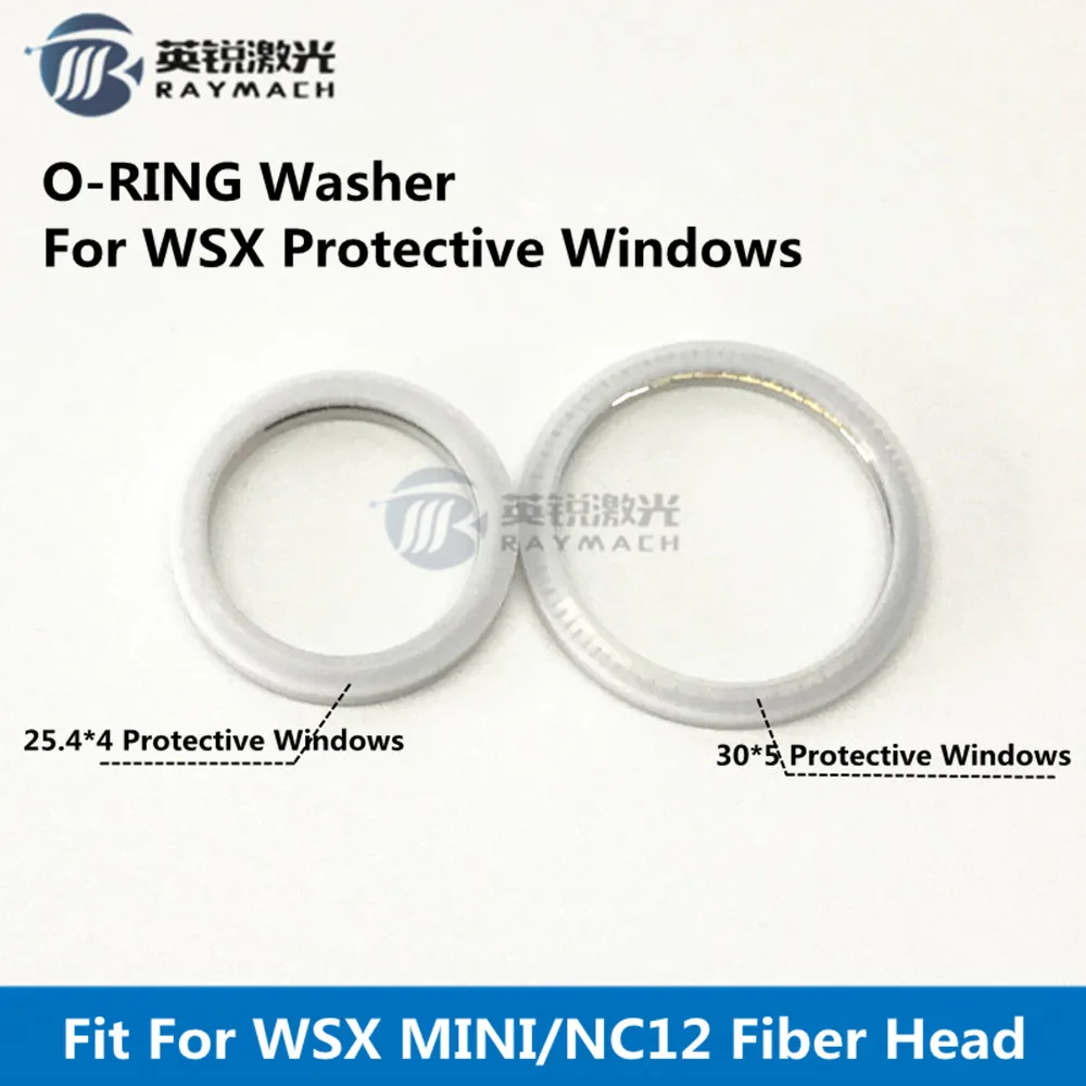 Уплотнительное кольцо Волокна Лазерная Запчасти Dia.29.8mm/25,6 мм используется для WSX волокна глава 30*5/25,4*4 мм защитные окна